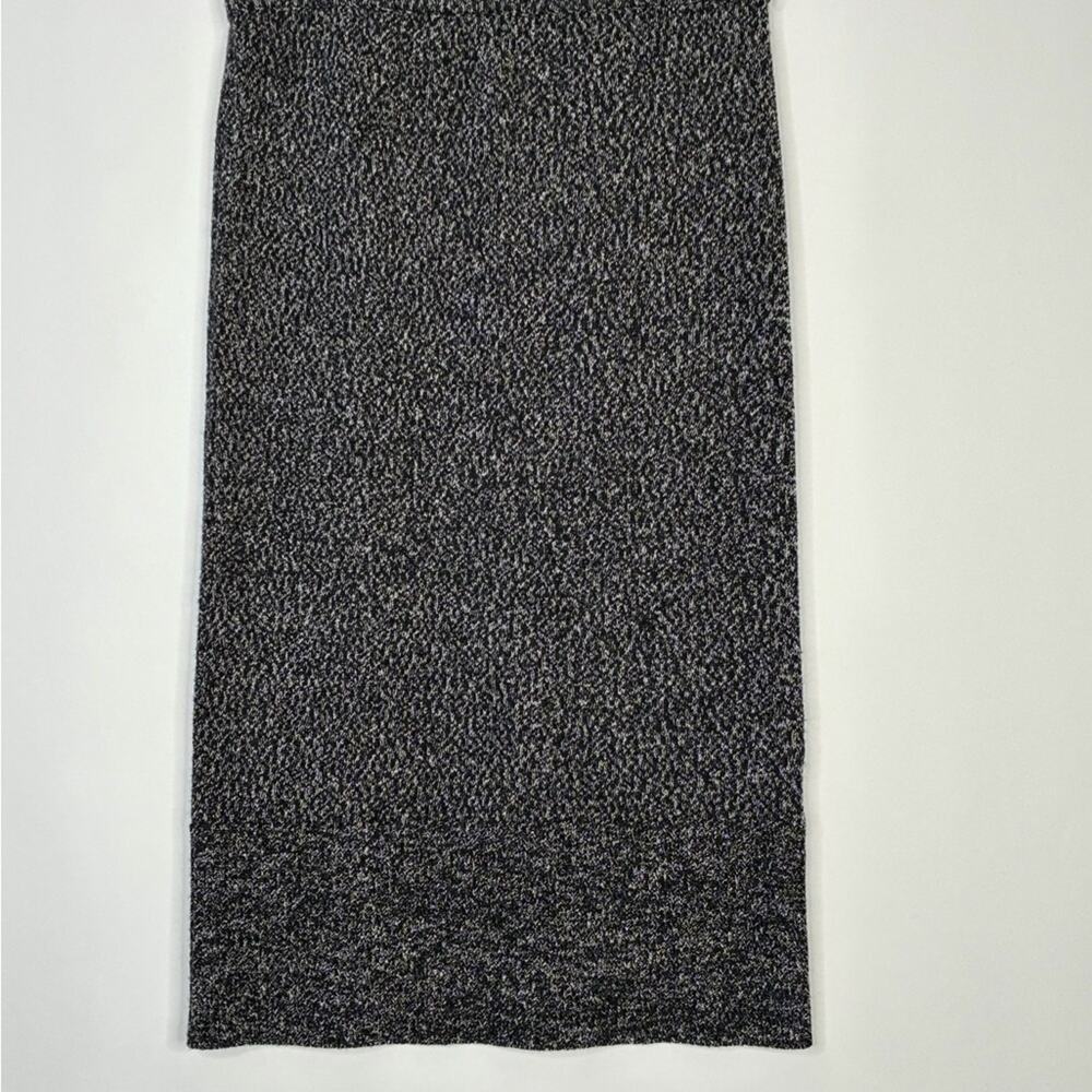 Club Monaco Black and Gray Wool Pencil Skirt Size S #0039